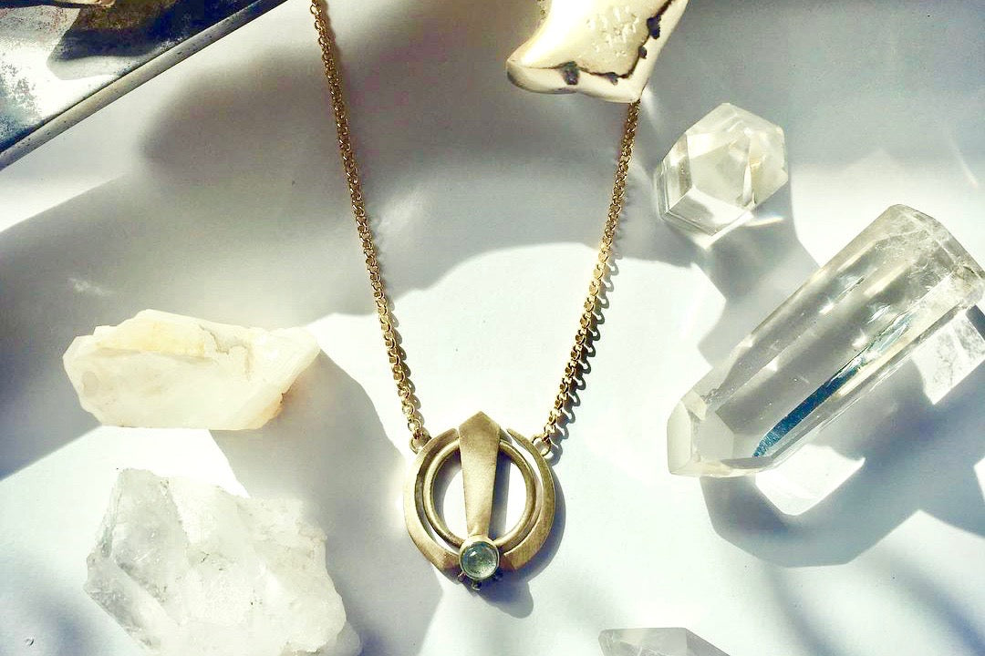 Adi Shakti silver pendant (small)