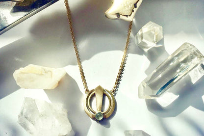 Adi Shakti silver pendant (small)