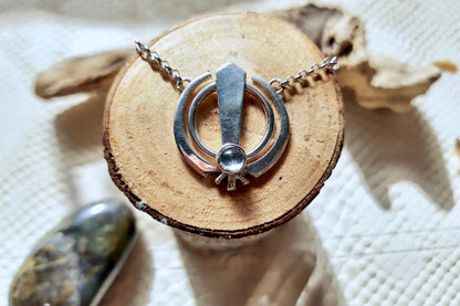 Adi Shakti silver pendant (small)