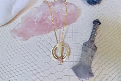Adi Shakti silver pendant (small)