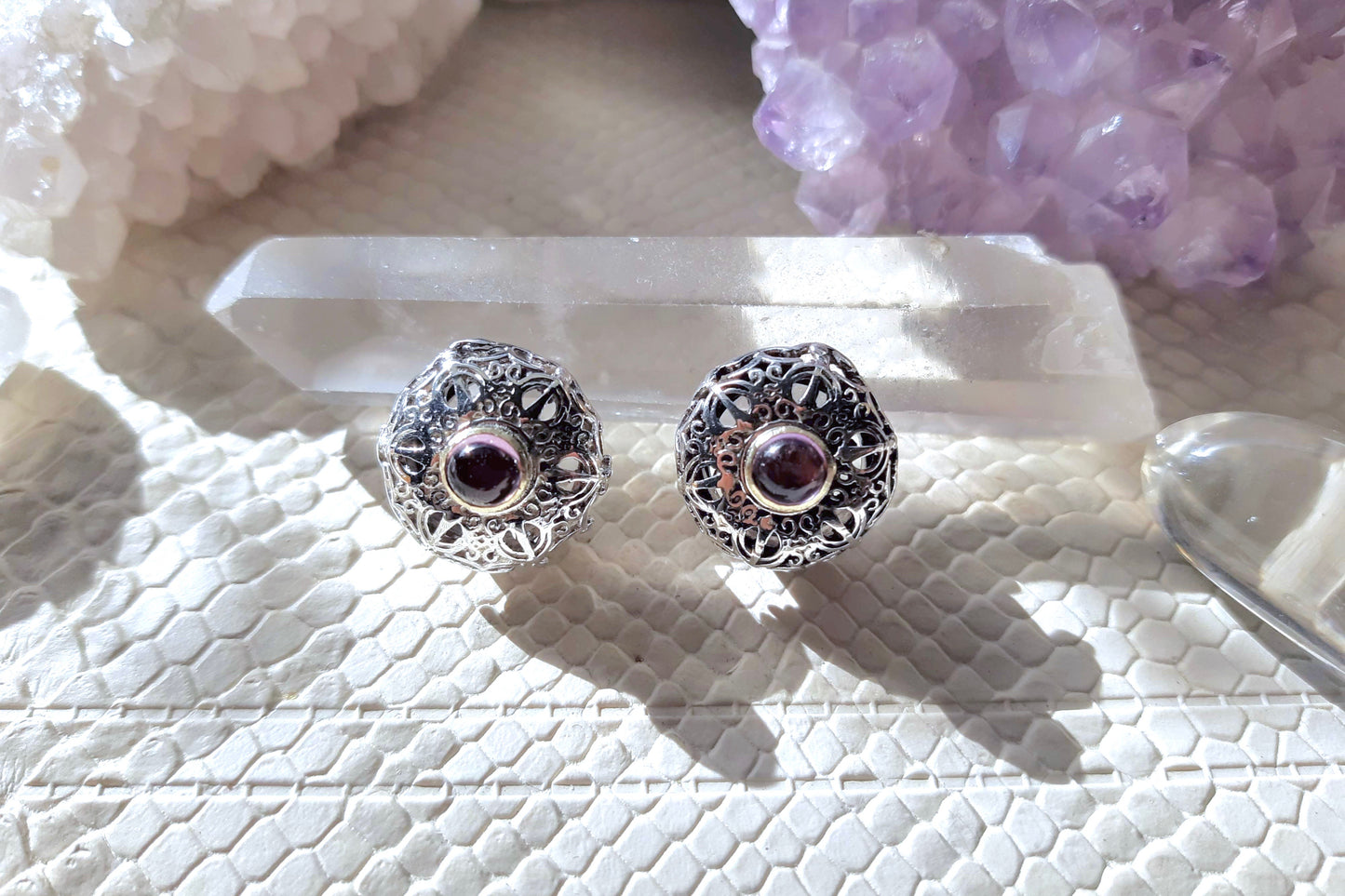 Earrings with Adi Shakti Khanda Luxury