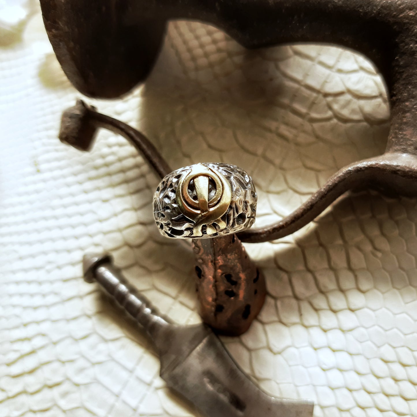Adi Shakti big ring