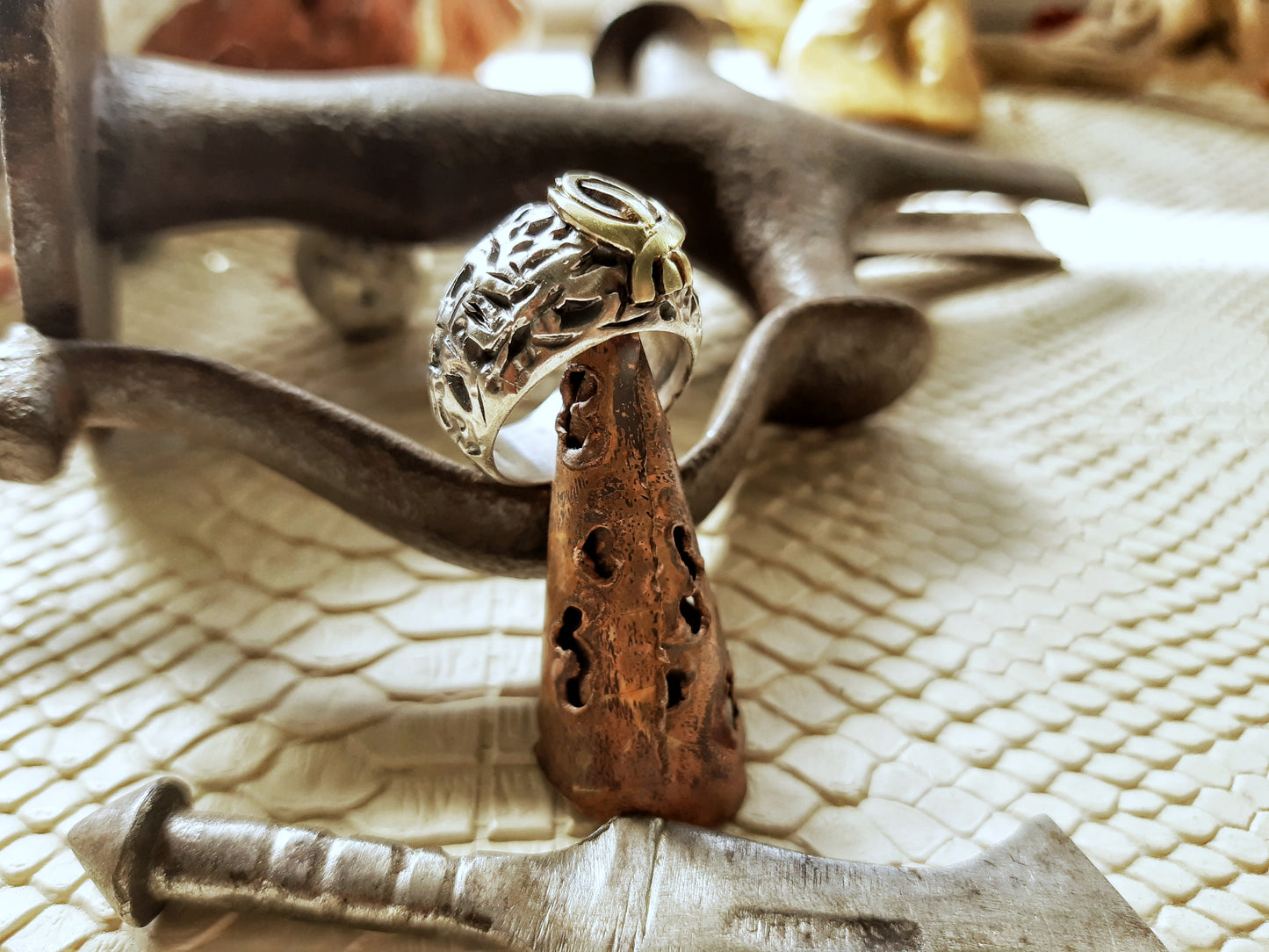 Adi Shakti big ring